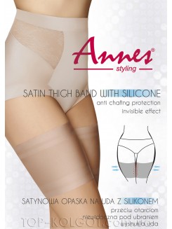 Панчохи ANNES Satin Thigh Band