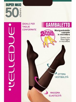 Класичні тонкі гольфи ELLEDUE Super Maxi 50 gambaletto
