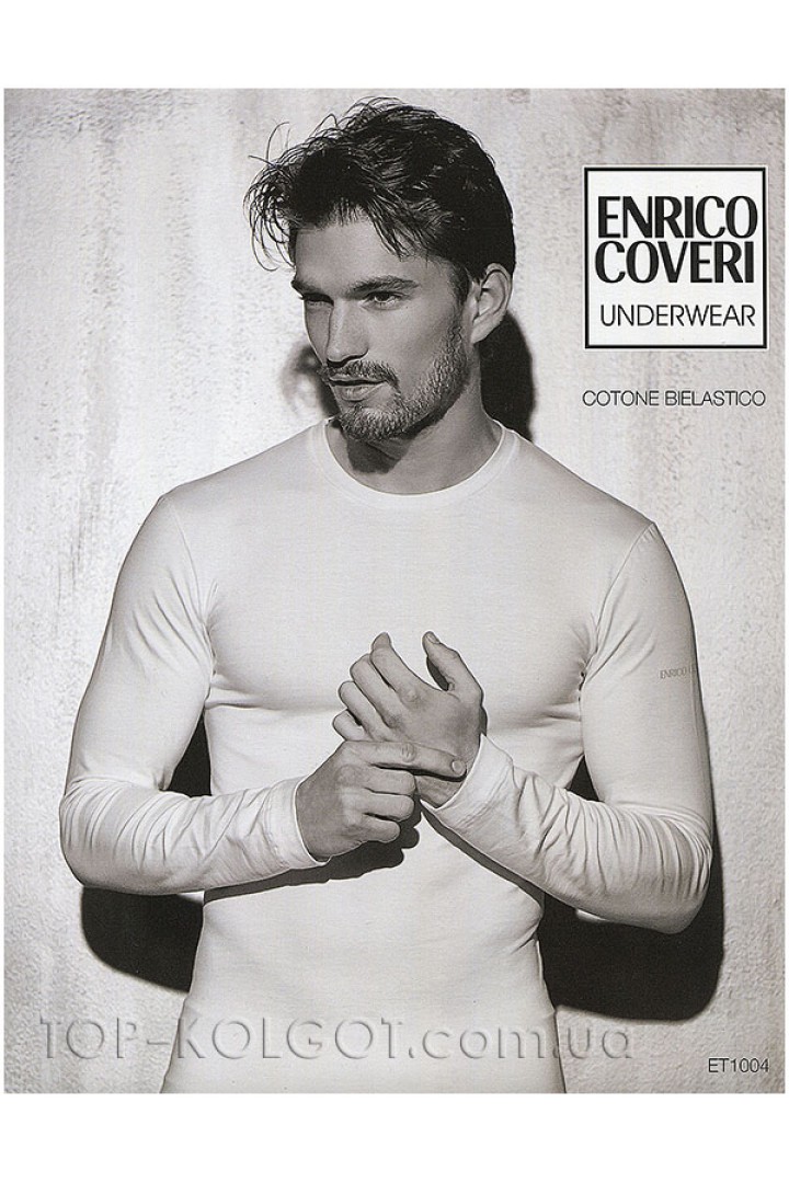 Чоловіча футболки з довгим рукавом ENRICO COVERI Maglia Uomo ET 1004
