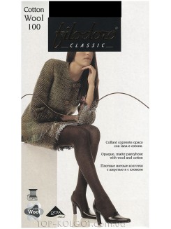 Тёплые колготы FILODORO Cotton Wool 100