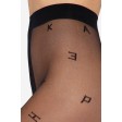 Колготки с узором из латинских букв GATTA Letters 01
