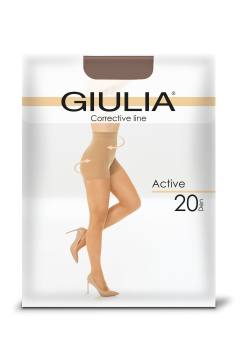 Колготки с корректирующими шортиками оптом GIULIA Active 20
