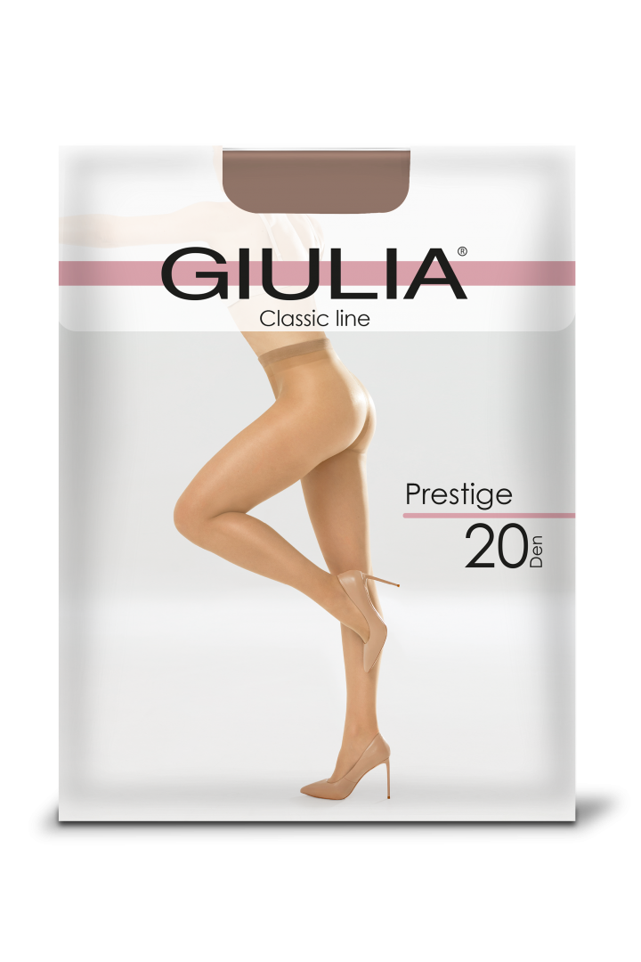 Шелковистые колготки без шортиков GIULIA Prestige 20