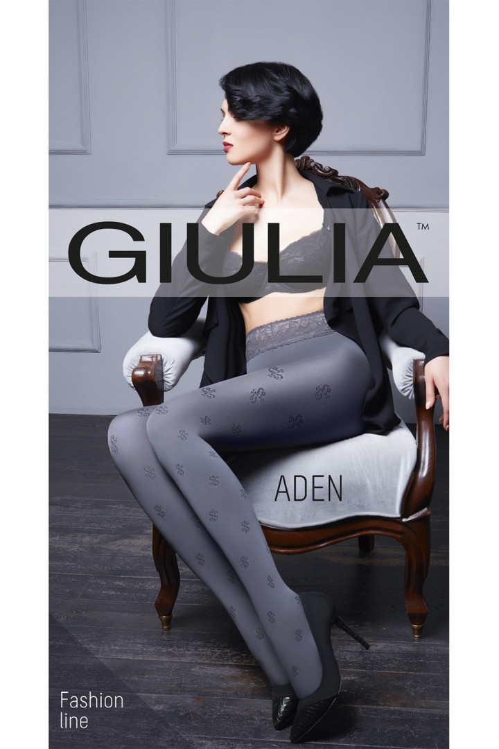 Колготки с силиконовым поясом GIULIA Aden 120 model 1