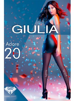 Колготки с узором из люрекса GIULIA Adore 20 model 6