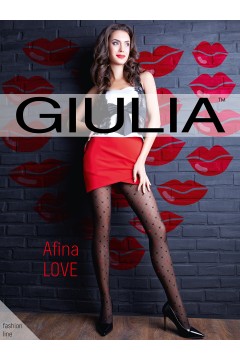 Колготки с узором GIULIA Afina LOVE 40 model 2