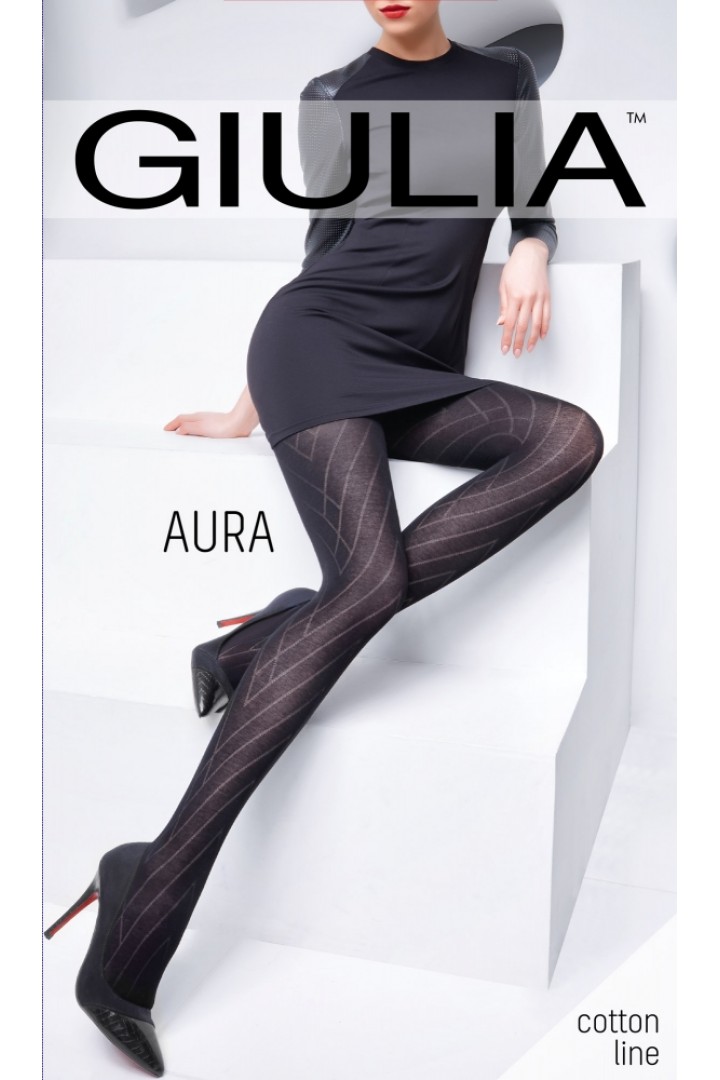 Колготки теплые с узором GIULIA Aura 120 model 1
