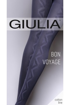 Колготки теплые с узором GIULIA Bon Voyage 200 model 2