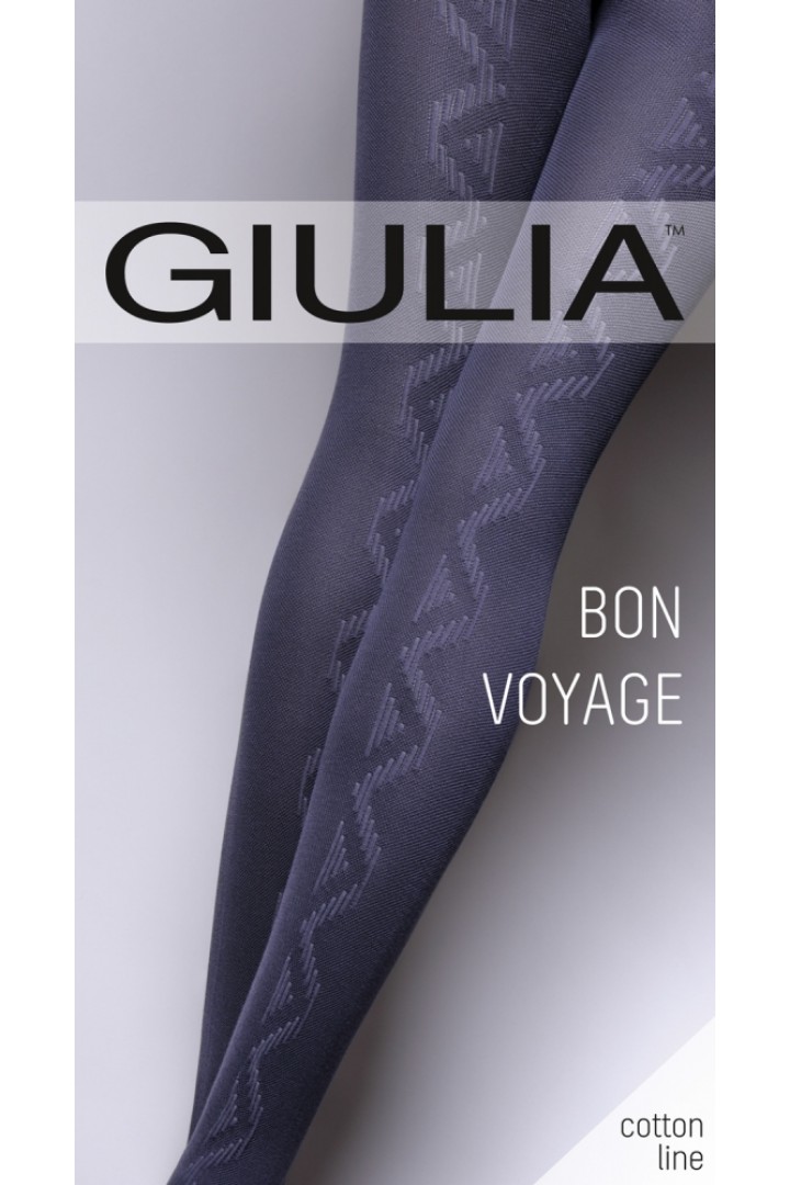 Колготки теплые с узором GIULIA Bon Voyage 200 model 2