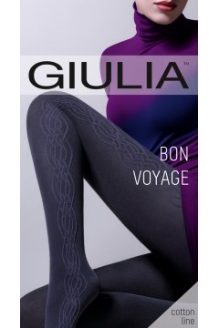 Колготки теплые с узором GIULIA Bon Voyage 200 model 3