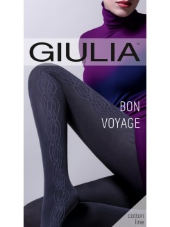 Колготки теплі з візерунком GIULIA Bon Voyage 200 model 3