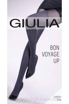 Колготки теплые с узором GIULIA Bon Voyage Up 200 model 4
