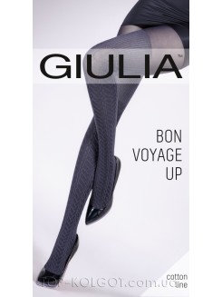 Колготки теплі з візерунком GIULIA Bon Voyage Up 200 model 4