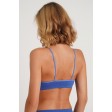 Бесшовний топ у рубчик на тонких бретельках GIULIA Cami Top Rib