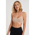Бесшовный топ в рубчик на тонких бретельках GIULIA Cami Top Rib