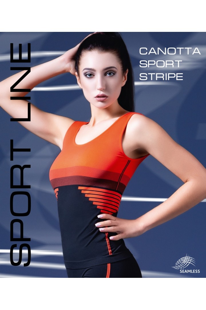 Женская майка GIULIA Canotta Sport Stripe mod 1
