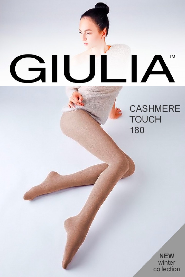 Теплые колготки из вискозы с эффектом кашемира GIULIA Cashmere Touch 180