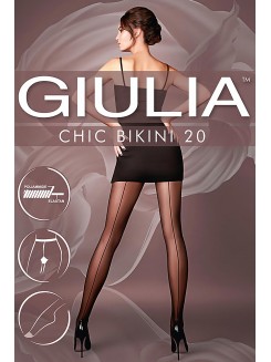 Колготки со швом GIULIA Chic 20 bikini