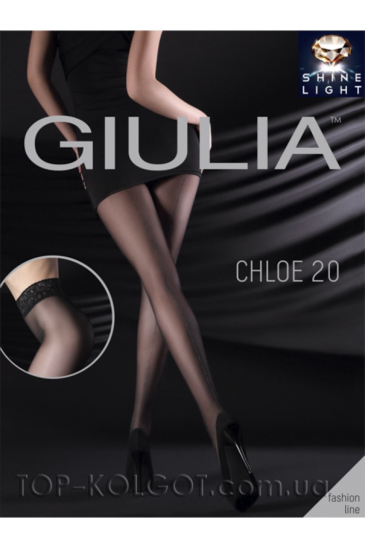 Колготки з силіконовим поясом GIULIA Chloe 20 model 1