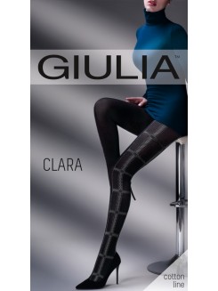 Колготки теплые с узором GIULIA Clara 200 model 1