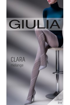 Колготки теплые с узором GIULIA Clara Melange 200 model 3