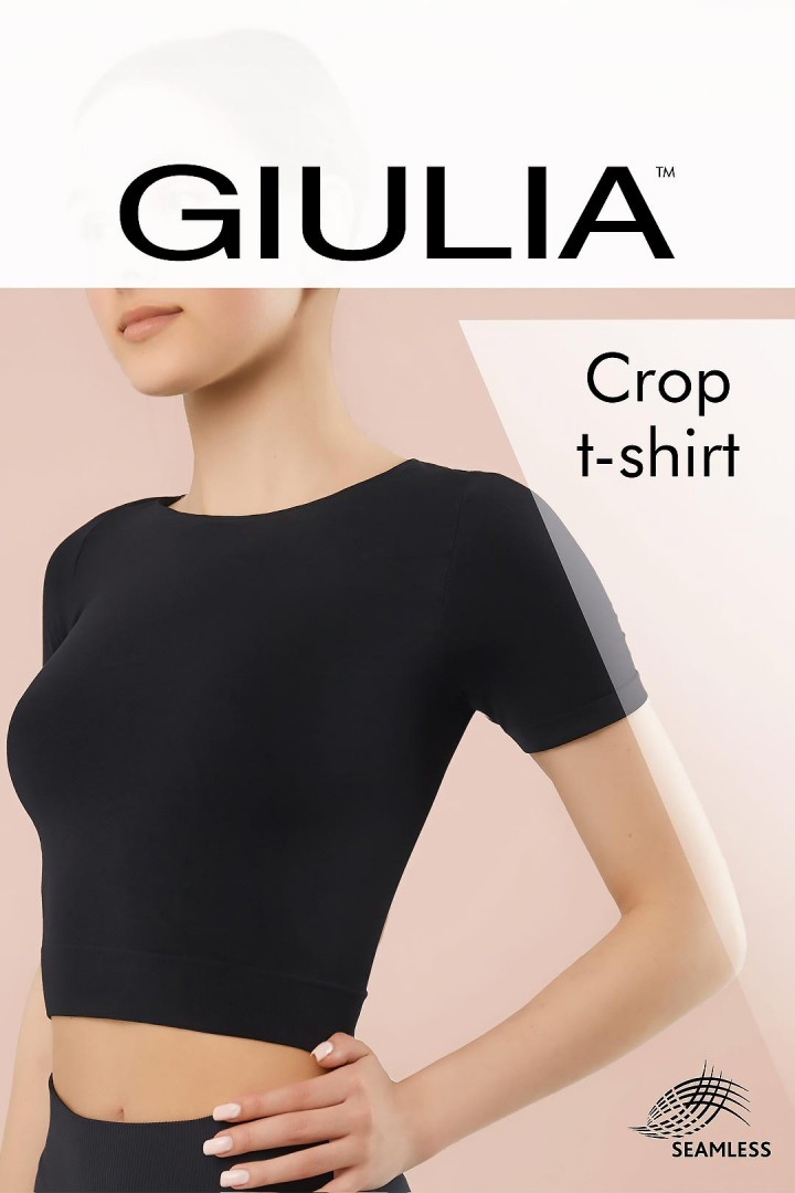 Женская футболка из микрофибры оптом GIULIA Crop T-Shirt