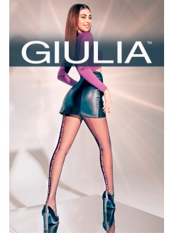 Колготки з візерунком імітуючим шов GIULIA Dazzle 40 model 1