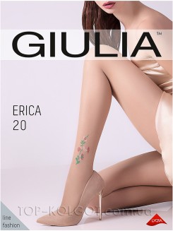 Тонкие колготки с узором GIULIA Erica 20 model 2 