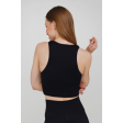 Безшовний спортивний топ у "рубчик" GIULIA Halter Top Rib