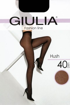 Колготки із візерунком у сітку GIULIA Hush 40 model 6