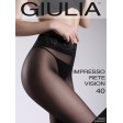 Колготки с силиконовым поясом GIULIA Impresso Rete Vision 40