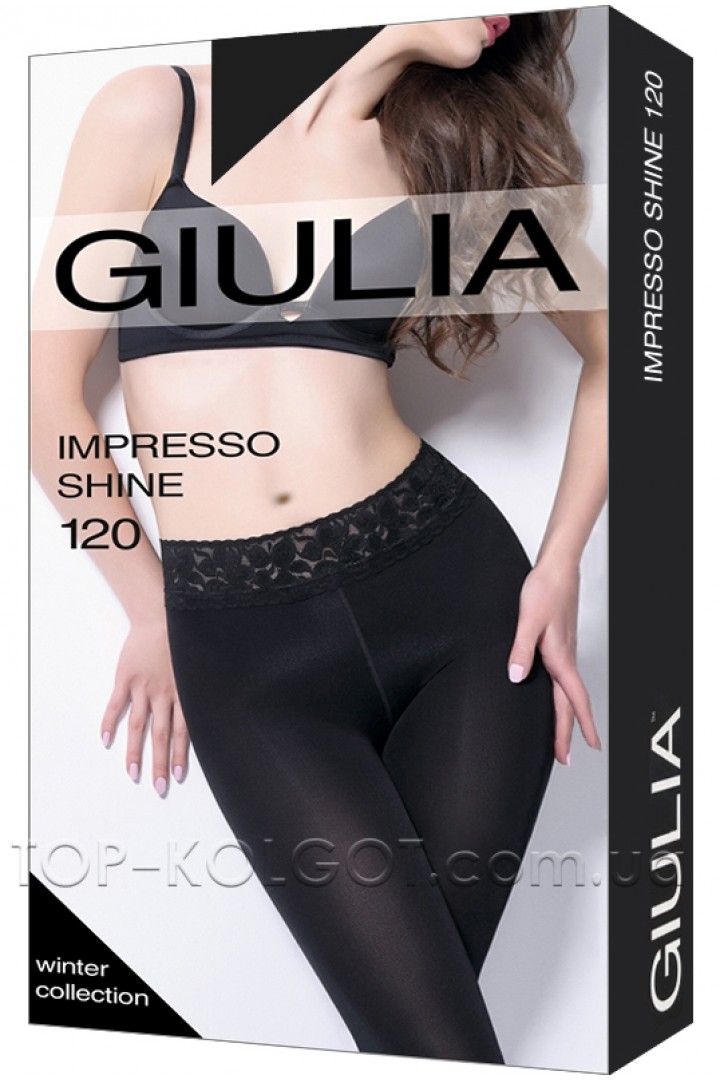  Колготки з силіконовим поясом GIULIA Impresso Shine 120