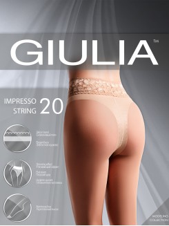 Коригувальні колготки GIULIA Impresso String 20