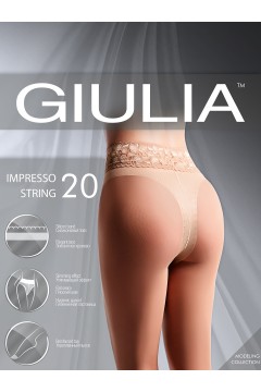 Корректирующие  колготки GIULIA Impresso String 20
