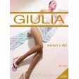 Прозорі матові колготки GIULIA Infinity 40