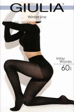 Колготки в сіточку з візерунком GIULIA Inlay Waves 60 model 1