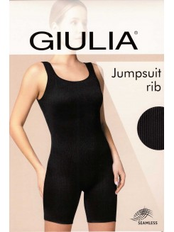 Безшовний комбінезон на широких бретельках GIULIA Jumpsuit Rib в рубчик
