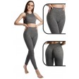 Безшовні меланжеві легінси в рубчик GIULIA Leggings Rib Melange