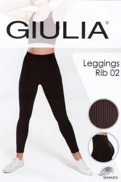 Жіночі безшовні легінси в рубчик GIULIA Leggings Rib model 02