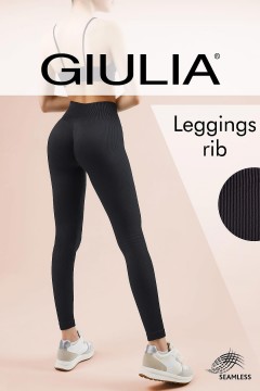 Жіночі безшовні легінси в рубчик GIULIA Leggings Rib