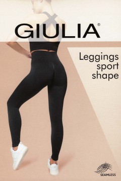 Гладкие бесшовные леггинсы с эффектом Push-Up GIULIA Leggings Sport Shape