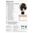 Гладкие бесшовные леггинсы с эффектом Push-Up GIULIA Leggings Sport Shape