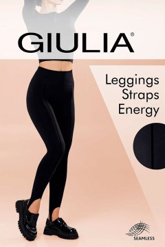 Бесшовные леггинсы со штрипками GIULIA Leggings Straps Energy