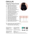 Бесшовные леггинсы со штрипками GIULIA Leggings Straps Energy