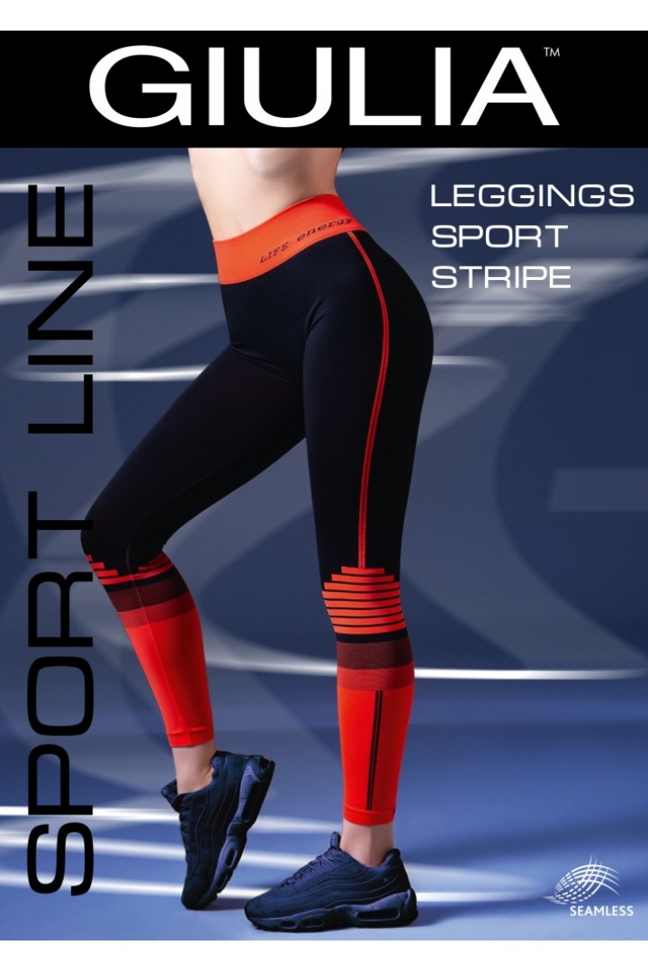 Леггинсы спортивные GIULIA Leggings Sport Stripe model 1
