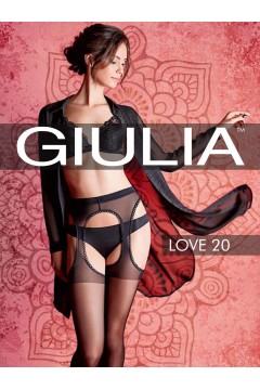 Эротические чулки GIULIA Love 20 model 1