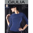 Жіноча безшовна кофта з люрексом GIULIA Maglia Lurex Manica 3/4