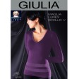 Женская кофта с люрексом GIULIA Maglia Lurex Scollo V