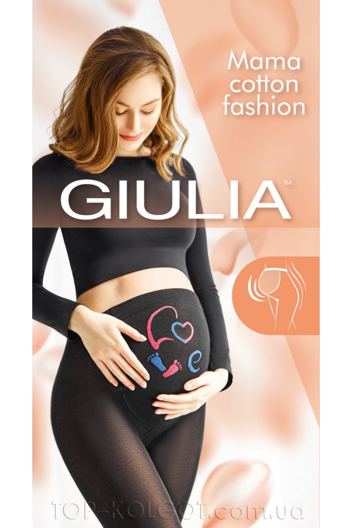 Колготки для беременных GIULIA Mama Cotton Fashion model 3