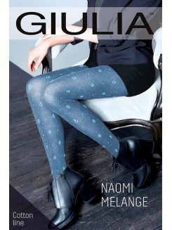 Колготки теплі з візерунком  GIULIA Naomi Melange 150 model 1
